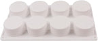 Silicone 11/8/6 Cavity Cylinder Shape Cake Mold For Baking Dessert Ice-Creams Mousse Mould Fondant Decorating Tools (8 Cavity)