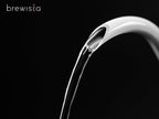 Brewista X Series Electric Gooseneck Kettle, Stainless Steel Water Boiler, Precise Digital Temperature Control, Fast Boiling, Keep Warm, Auto Shut-Off for Pour-Over Coffee & Tea, Home, 0.8L, White