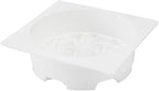 Restaurantware Pastry Tek 6.8 Inch Swirl Cake Pan 1 Oven-Ready Silicone Bundt Cake Pan - Flexible Freezable White Silicone Small Cake Mold Easy Release For Baking Desserts