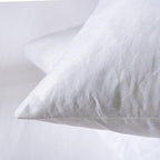 16x16 Decorative Throw Pillow Inserts-Down Feather Pillow Inserts-Square-Cotton Fabric-Set of 2-White.