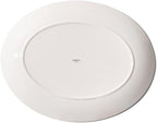 Made In Cookware - Serving Platter - White With Navy Rim- Porcelain England
