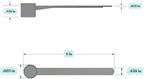1.5 mL (1.5 CC) Long Handle Scoop for Measuring Coffee, Pet Food, Grains, Protein, Spices and Other Dry Goods (Pack of 100)
