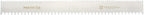 Restaurantware 19.8 Inch x 2 Inch Cake Comb 1 Semicircle Decorating Comb - Double-Sided Assorted Edges Stainless Steel Icing Smoother For Decorating Or Sculpting Desserts