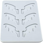 Silicone Molds 3D Hollow Leaf Chocolate Molds Honeycomb Bee Candy Mold Flower Pattern Fondant Mold Cake Topper Sugar Craft Decoration (C_Bat_5.32 * 3.8 * 0.12inch)