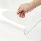 Warmstar Clear Table Cover Protector 20 x 54 Inch,1.5mm Thick Plastic Table Cover Rectangle,PVC Clear Table Protector,Desk Protector Mat for Kitchen, Dresser, Writing Desk，Dining Room Table