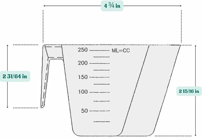 1 Cup (8 Oz. | 250 mL) Scoop for Measuring Coffee, Pet Food, Grains, Protein, Spices and Other Dry Goods (Pack of 10)