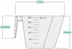 1 Cup (8 Oz. | 250 mL) Scoop for Measuring Coffee, Pet Food, Grains, Protein, Spices and Other Dry Goods (Pack of 1)