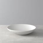 Villeroy & Boch Manufacture Rock Blanc 4-Piece Place Setting, Plates & Bowls, Premium Porcelain, Made in Germany, Matte White