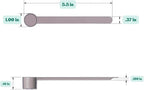 4 mL (3/4 Teaspoon) Long Handle Scoop for Measuring Coffee, Pet Food, Grains, Protein, Spices and Other Dry Goods (Pack of 100)