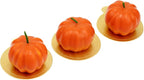 Restaurantware-Pastry Tek 6 Cavities Pumpkin Cake Mold, 1 Oven-Ready 3D Pumpkin Mold - Flexible, Freezable, White Silicone Baking Mold, Easy Release, For Baking Treats
