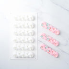 Pastry Tek 6 Cavities Flower Mold, 1 Oven-Ready Flower Chocolate Mold - Flexible, Freezable, White Silicone Flower Candy Mold, Easy Release, For Baking - Restaurantware
