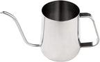 Restaurantware Restpresso 12 Ounce Gooseneck Kettle, 1 Dishwashable Pour Over Kettle - With Thermometer Hole, Non-Stick Coating, Stainless Steel Stovetop Kettle, Built-In Handle, - Restaurantware