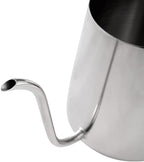 Restaurantware Restpresso 12 Ounce Gooseneck Kettle, 1 Dishwashable Pour Over Kettle - With Thermometer Hole, Non-Stick Coating, Stainless Steel Stovetop Kettle, Built-In Handle, - Restaurantware