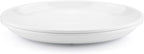KOXIN-KARLU Melamine Large Serving Platter, 16-inch Oval Serving Plates, White Serving Tray for Entertaining Party, 100% Melamine Serving Dish for Appetizers Meat Food, Set of 2