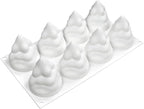 TUKE Christmas Tree Silicone Molds,Chocolate Fondant Cake Molds, 3D Non-Stick Food Grade Silica Gel Mould for Candies, Chocolate, Ice Cube DIY Tools (Christmas Tree I)