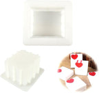 500ML Square Silicone Soap Mold, Resin, Pastry, Loaf, and Candle Mold Reusable Flexible DIY Soap Making Molds and Supplies