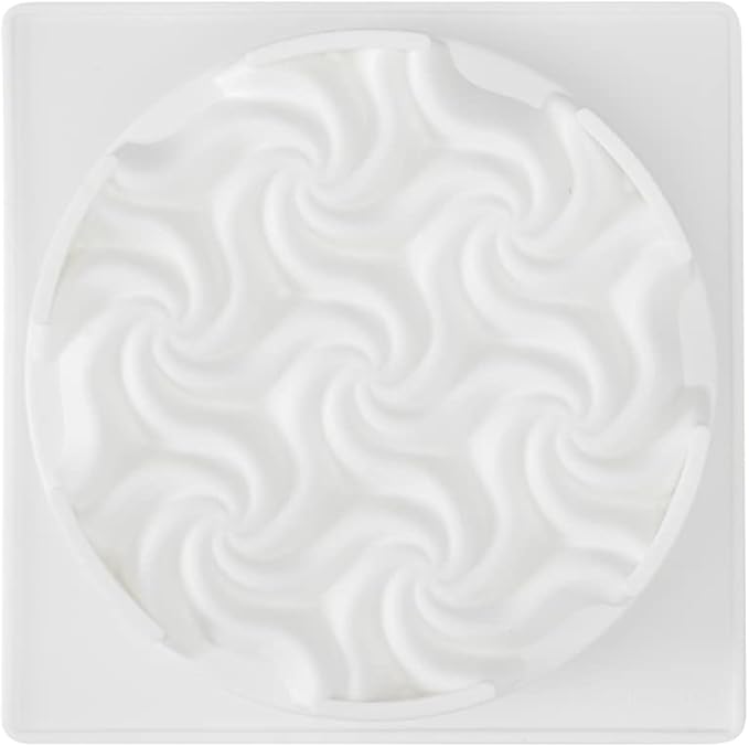 Restaurantware Pastry Tek 6.8 Inch Swirl Cake Pan 1 Oven-Ready Silicone Bundt Cake Pan - Flexible Freezable White Silicone Small Cake Mold Easy Release For Baking Desserts
