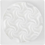 Restaurantware Pastry Tek 6.8 Inch Swirl Cake Pan 1 Oven-Ready Silicone Bundt Cake Pan - Flexible Freezable White Silicone Small Cake Mold Easy Release For Baking Desserts