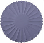 Heat-Resistant Silicone Trivet Mats, Non-Slip Hot Plate Holder for Kitchen Countertops & Dining Table, Reusable Pot Holder Pad with Secure Grip, Dishwasher Safe (Grey, Diameter: 18cm/7.09")