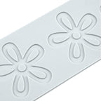 Silicone Molds 3D Hollow Leaf Chocolate Molds Honeycomb Bee Candy Mold Flower Pattern Fondant Mold Cake Topper Sugar Craft Decoration (N_Flower_10.16 * 2.8 * 0.08inch)
