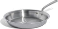 Made In Cookware - 12-Inch Stainless Steel Frying Pan - 5 Ply Stainless Clad - Professional Cookware - Crafted in Italy - Induction Compatible