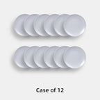 Stoneware Coupe Commercial Grade Dinnerware, Matte White Plate 11.25", Case of 12