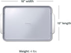 Caraway Non-Stick Ceramic Baking Sheet - Naturally Slick Ceramic Coating - Non-Toxic, PTFE & PFOA Free - Perfect for Baking, Roasting, and More - Large (18" x 13") - Perracotta