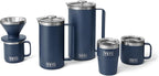 YETI Pour Over Coffee Maker Accessory Ramblers, Designed for Perfect Coffee Extraction Anywhere, Stainless Steel, fits any V60 Filter, White