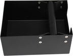 Espresso Knock Box,Coffee Grounds Pucks Knock Box with Removable Rubber Knock Bar and Non-Slip Base (Matte Black)