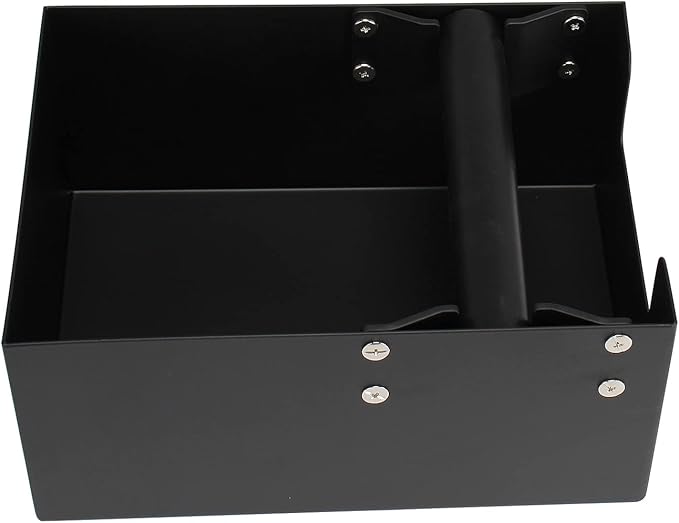 Espresso Knock Box,Coffee Grounds Pucks Knock Box with Removable Rubber Knock Bar and Non-Slip Base (Matte Black)
