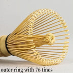 Matcha Whisk Bamboo Matcha Whisk for Traditional Starter Tool, Handcrafted Organic Traditional Japanese Chasen, Matcha Stirrer Wisk Mixer Brush for Authentic Tea Preparation (2)