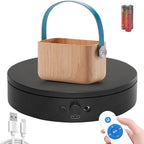 Knob Speed Adjustment Remote Control Motorized Rotating Display Stand 3d scanner Electric Turntable rotating platform for Photography Products Shows,Jewelry,Watch,3D Models,Cake Support AAA