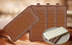 Silicone Break-Apart Chocolate, Food Grade Non-Stick Protein and Energy Bar Mold (Chocolate Bar Mold Set of 2) (2)