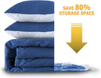 Vacuum Storage Bags 6XXL, Space Saver Sealer Bags, Airtight Compression Bags for Clothes, Pillows, Comforters, Blankets, Bedding