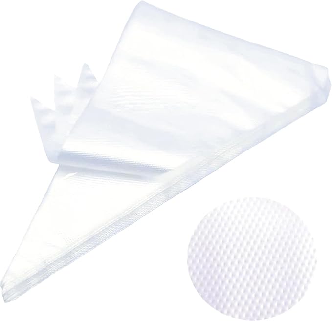 21 Inch Pastry Bags Disposable, 100 Pcs Thickend Strong Large Decorating Bags for Frosting, Royal Icing, Professional Cake Supplies for Baking and Decorating XL