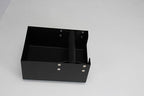 Espresso Knock Box,Coffee Grounds Pucks Knock Box with Removable Rubber Knock Bar and Non-Slip Base (Matte Black)