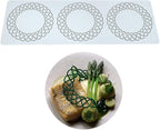Silicone Molds 3D Hollow Leaf Chocolate Molds Honeycomb Bee Candy Mold Flower Pattern Fondant Mold Cake Topper Sugar Craft Decoration (S_Flower_12.40 * 4.32 * 0.08inch)