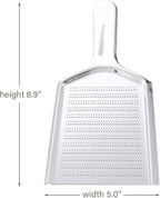 TIKUSAN Japanese Grater Oroshigane Slicer Stainless Steel Made in Japan for Radish Garlic Ginger Fruits and Root Vegetables (5.0"x8.9")