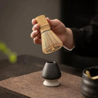 Matcha Whisk Bamboo Matcha Whisk for Traditional Starter Tool, Handcrafted Organic Traditional Japanese Chasen, Matcha Stirrer Wisk Mixer Brush for Authentic Tea Preparation (2)