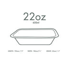 Vegware Compostable 22oz Molded Fiber To Go Containers, Case of 600, Nourish, No-Added PFAS, Reuseable, Bagasse, Meal Prep Food Storage, Suitable for Hot or Cold Food, Choice of Size 3 Lids & Bases