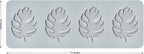Leaves Silicone Cake Decorating Molds, Embossing Lace Fondant Molds