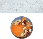 Silicone Molds 3D Hollow Leaf Chocolate Molds Honeycomb Bee Candy Mold Flower Pattern Fondant Mold Cake Topper Sugar Craft Decoration (P_Leaf_9.6 * 2.96 * 0.08inch)