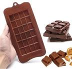 Silicone Break-Apart Chocolate, Food Grade Non-Stick Protein and Energy Bar Mold (Chocolate Bar Mold Set of 3) (3)