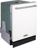Large Capacity 24 inch Top Control Built-In Dishwasher with Third Rack – ENERGY STAR Certified, 47-dBA Ultra-Quiet, Stainless Steel (White)