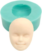 Doll face, princess face Flexible Silicone Molds Kawaii Polymer Clay Resin doll Chocolate mold Fondant NC035
