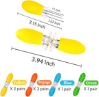 16 Pcs/8 Pairs Corn Holders, PEOUWNES Stainless Steel Corn Cob Holders Corn on The Cob Skewers, Interlocking Double BBQ Fork Skewers for Home Cooking Parties Camping (4 Colors)
