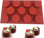 Silicone 11/8/6 Cavity Cylinder Shape Cake Mold For Baking Dessert Ice-Creams Mousse Mould Fondant Decorating Tools (11 Cavity)