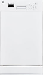 Kenmore 18" Built-in Stainless Steel Tub Dishwasher EasyFlex 3rd, SmartWash, UltraWash Plus, TurboDry, MoreSpace Adjustable Rack, Energy Star Certified, White