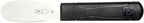 Mercer Culinary Millennia Wavy Edge Spreader, 3.5 Inch Blade, Black Handle