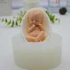 Baby Shape Silicone Handmade Soap Mold - Aroma Plaster Candle & Ice Sculpture Mold